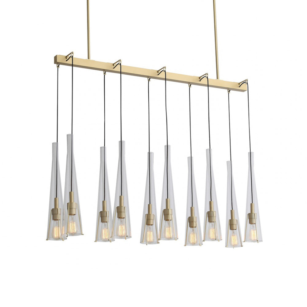 Abbey Park Linear Pendant Light in Detail.