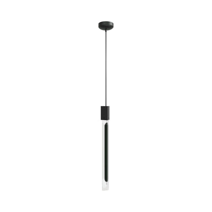 Alpine Pendant Light in Black Jade Glass.