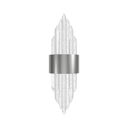 Aspen LED Wall Light in Polished Nickel.