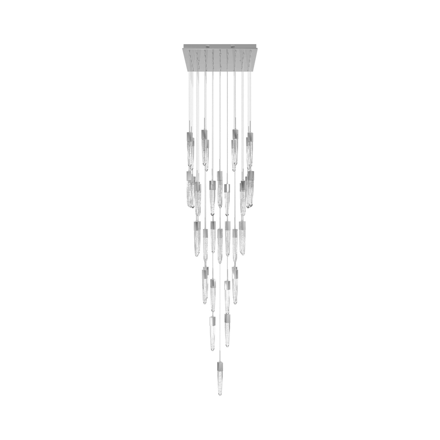Aspen Multi Light Pendant Light in Polished Chrome (Bubbled Crystal/41-Light).
