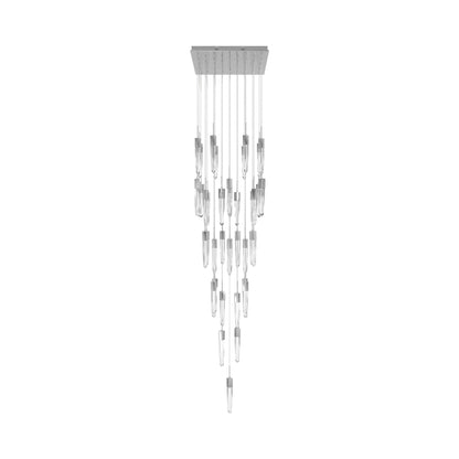 Aspen Multi Light Pendant Light in Polished Chrome (Clear Crystal/41-Light).