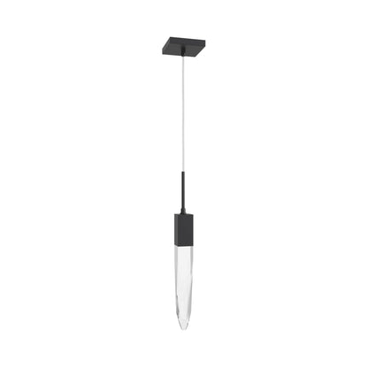 Aspen Pendant Light in Black (Clear Crystal).