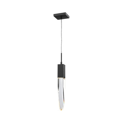 Aspen Pendant Light in Dark Bronze (Clear Crystal).