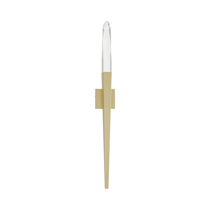 Aspen Wall Light in Brushed Brass.
