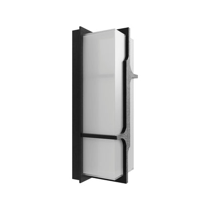 Avenue Curved Geometric Outdoor LED Wall Light.
