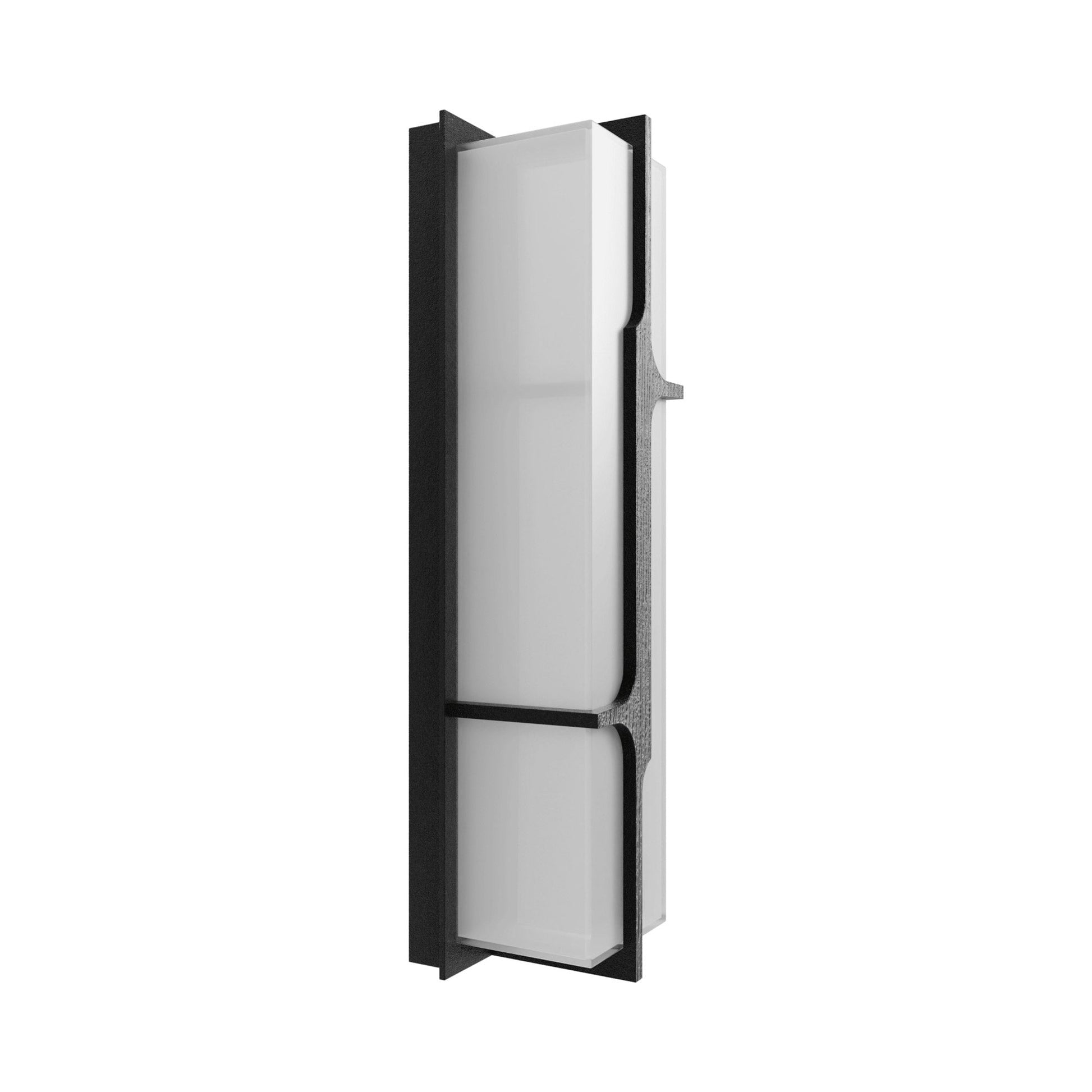 Avenue Curved Geometric Outdoor LED Wall Light in Detail.