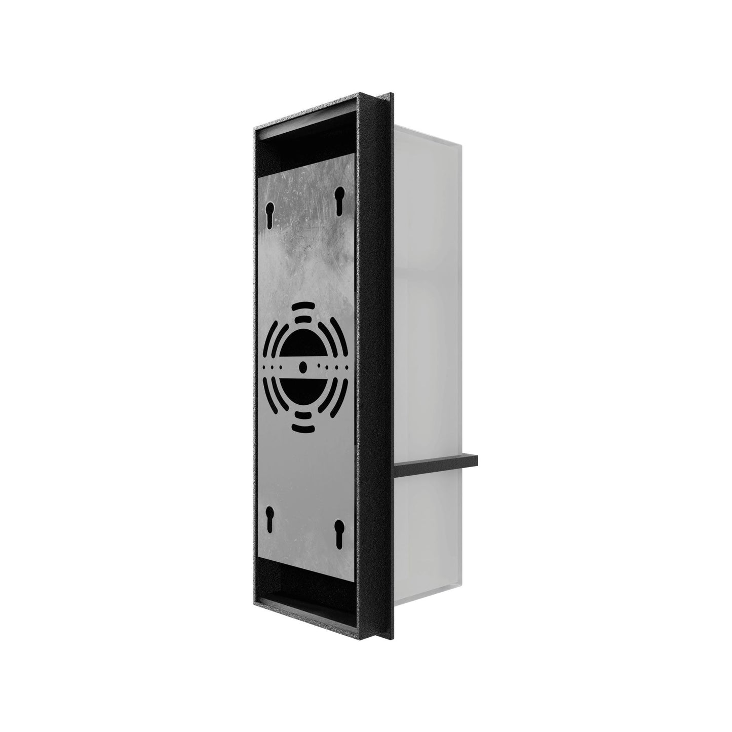 Avenue Curved Geometric Outdoor LED Wall Light in Detail.