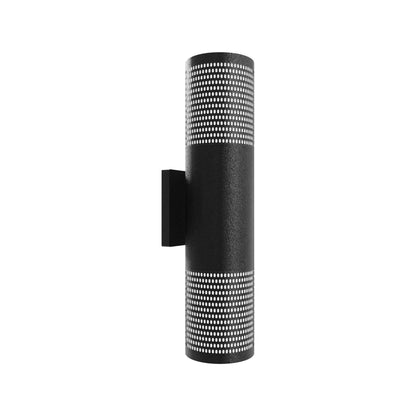 Avenue Perforated Cylindrical Outdoor LED Wall Light.