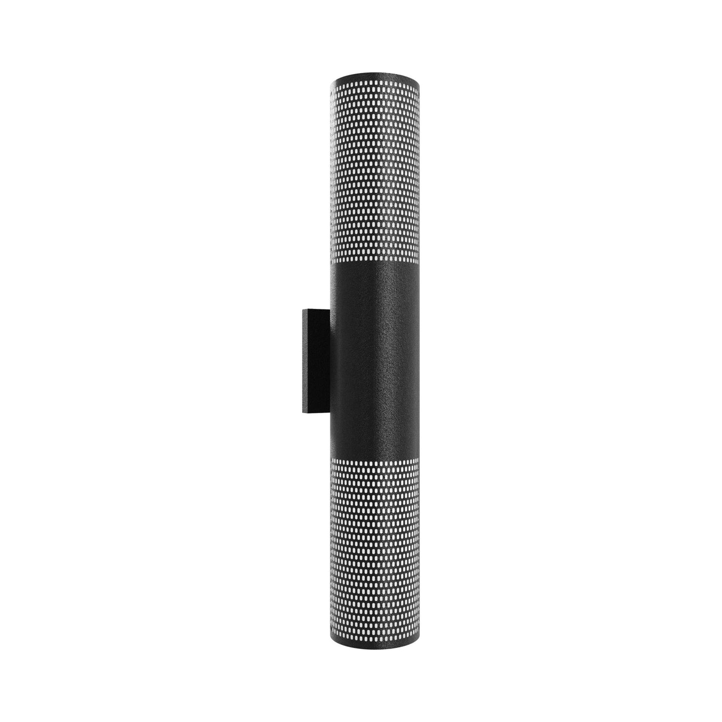Avenue Perforated Cylindrical Outdoor LED Wall Light (24-Inch).