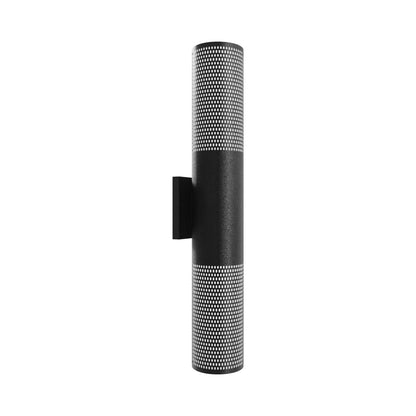 Avenue Perforated Cylindrical Outdoor LED Wall Light in Detail.
