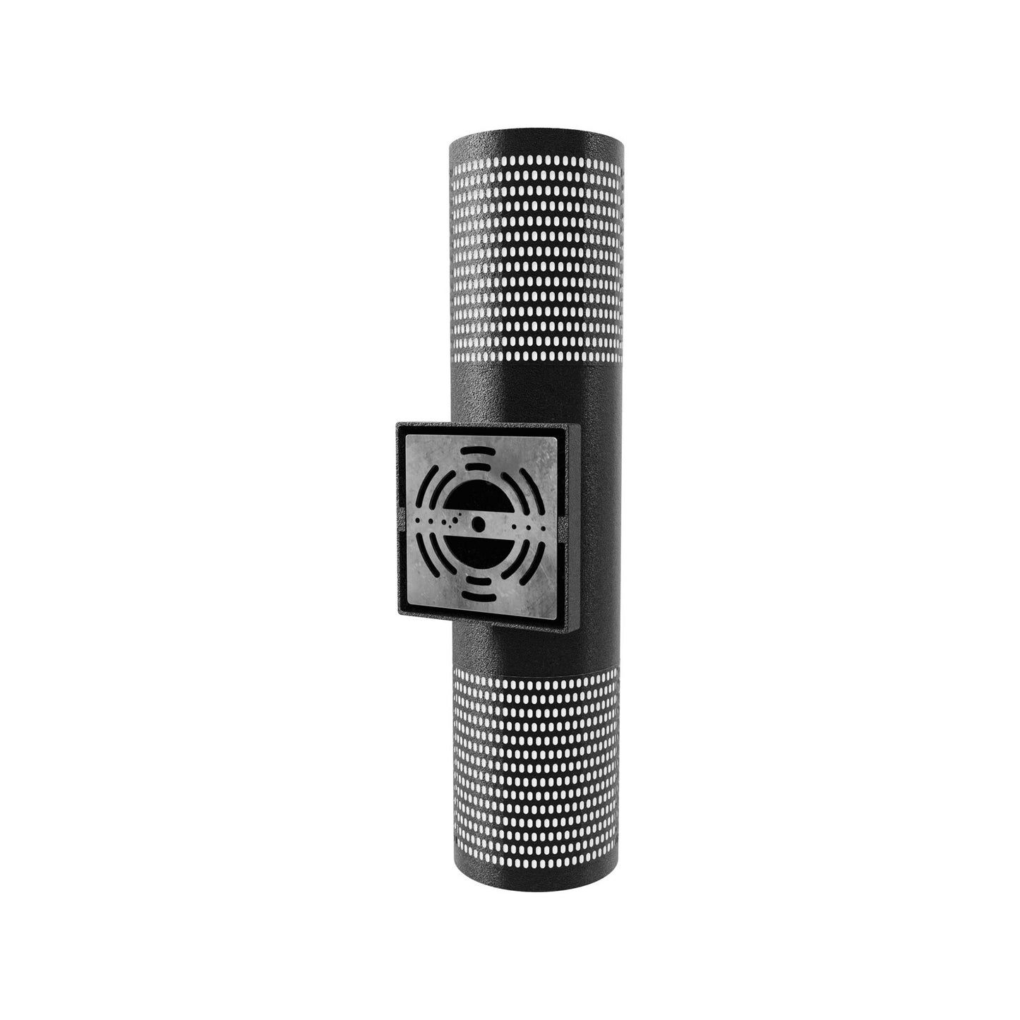 Avenue Perforated Cylindrical Outdoor LED Wall Light in Detail.