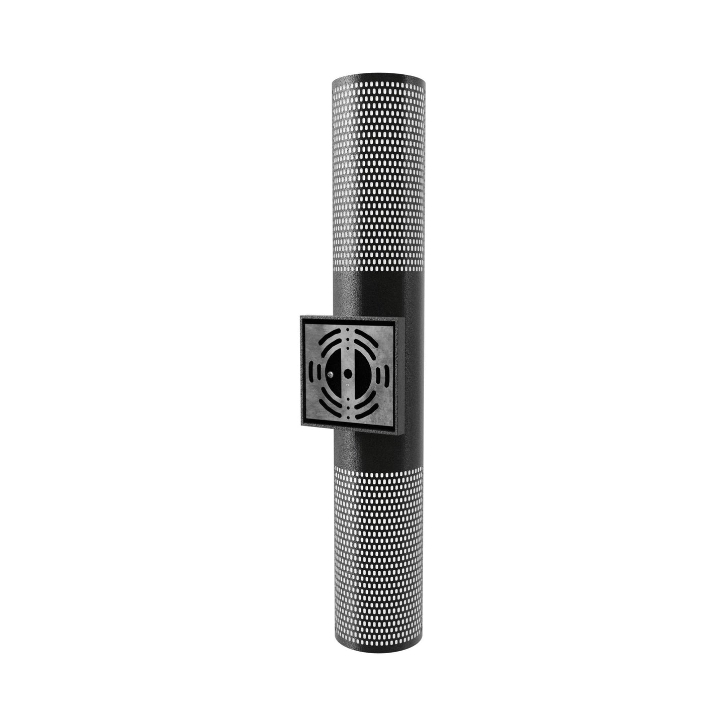 Avenue Perforated Cylindrical Outdoor LED Wall Light in Detail.