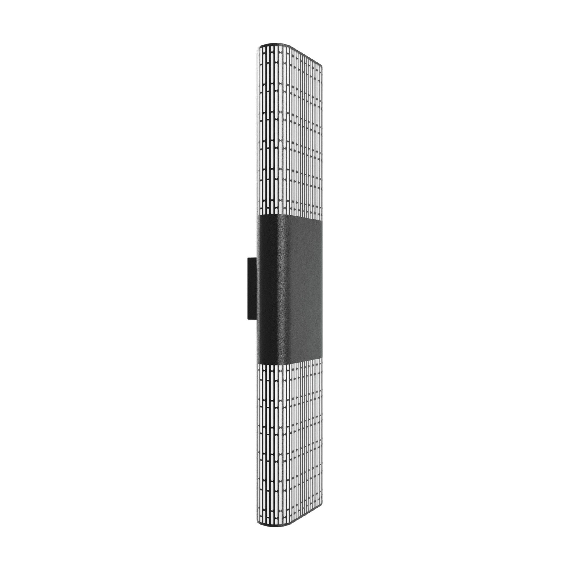 Avenue Perforated Frame Outdoor LED Wall Light in Detail.