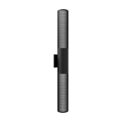 Avenue Perforated Grid Cylindrical Outdoor LED Wall Light in Detail.