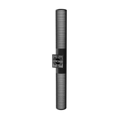 Avenue Perforated Grid Cylindrical Outdoor LED Wall Light in Detail.