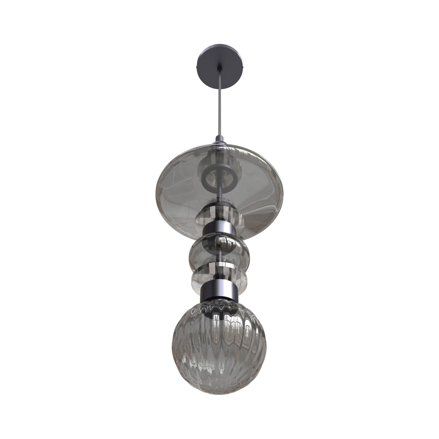 Avra HF7900 LED Pendant Light in Black.