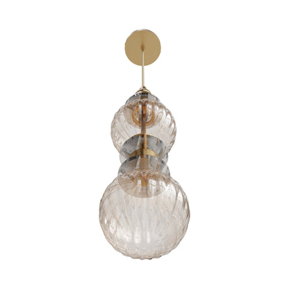 Avra LED Pendant Light in Aged Brass (18-Inch).