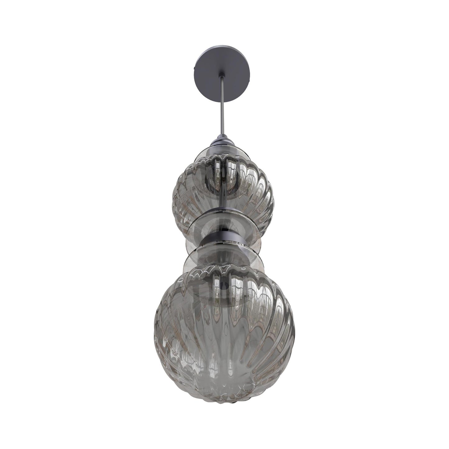 Avra LED Pendant Light in Black (18-Inch).