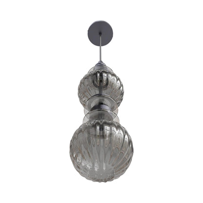 Avra LED Pendant Light in Black (18-Inch).