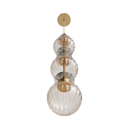 Avra LED Pendant Light in Aged Brass (27-Inch).
