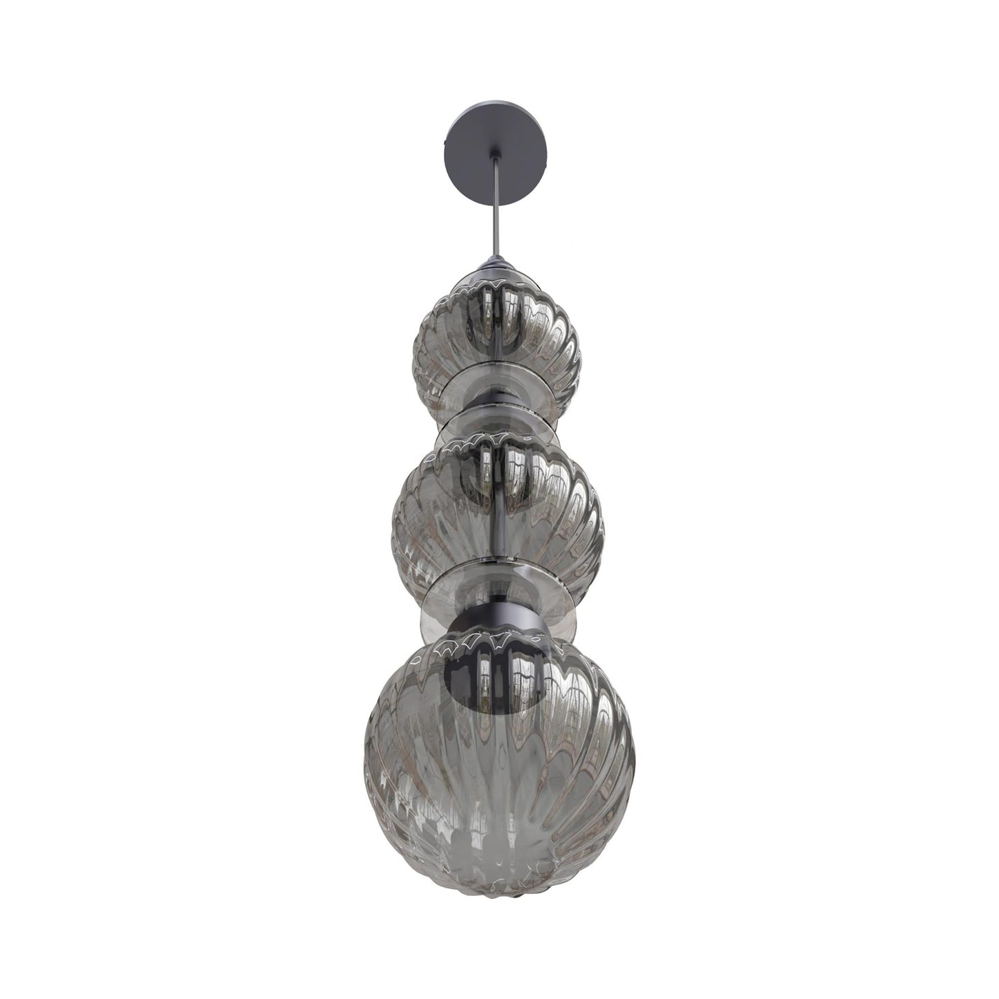 Avra LED Pendant Light in Black (27-Inch).