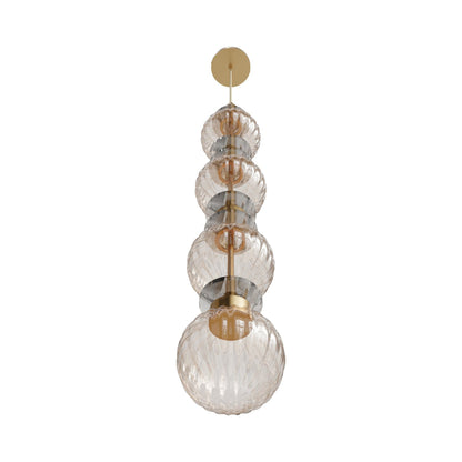 Avra LED Pendant Light in Aged Brass (36-Inch).