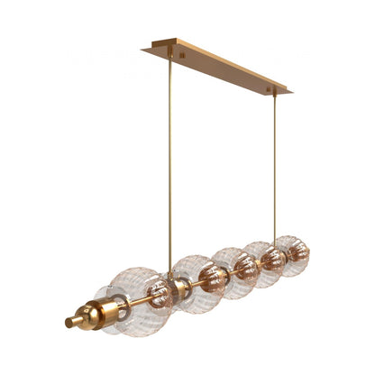 Avra Linear Pendant Light in Detail.
