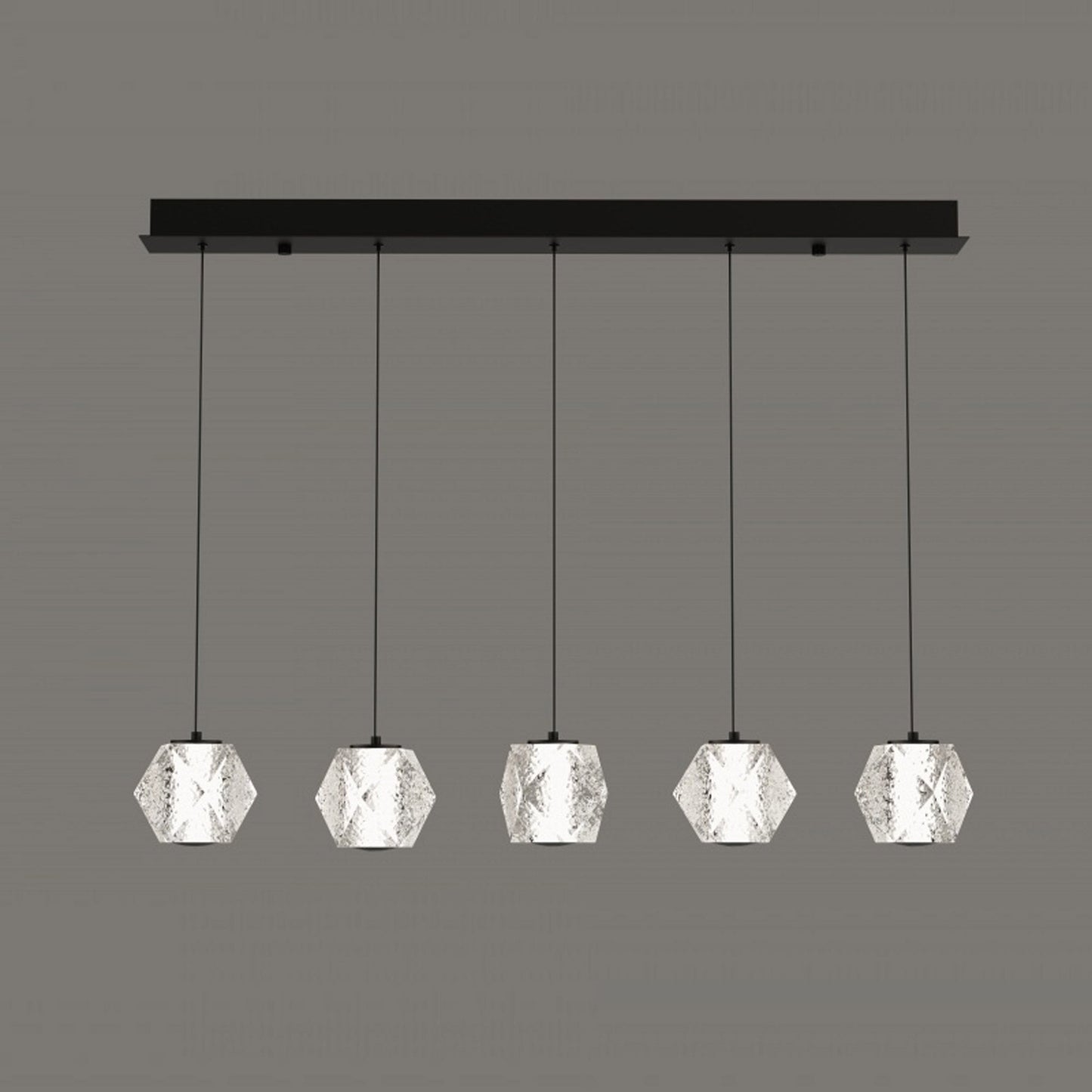 Beluga Linear Pendant Light in Detail.