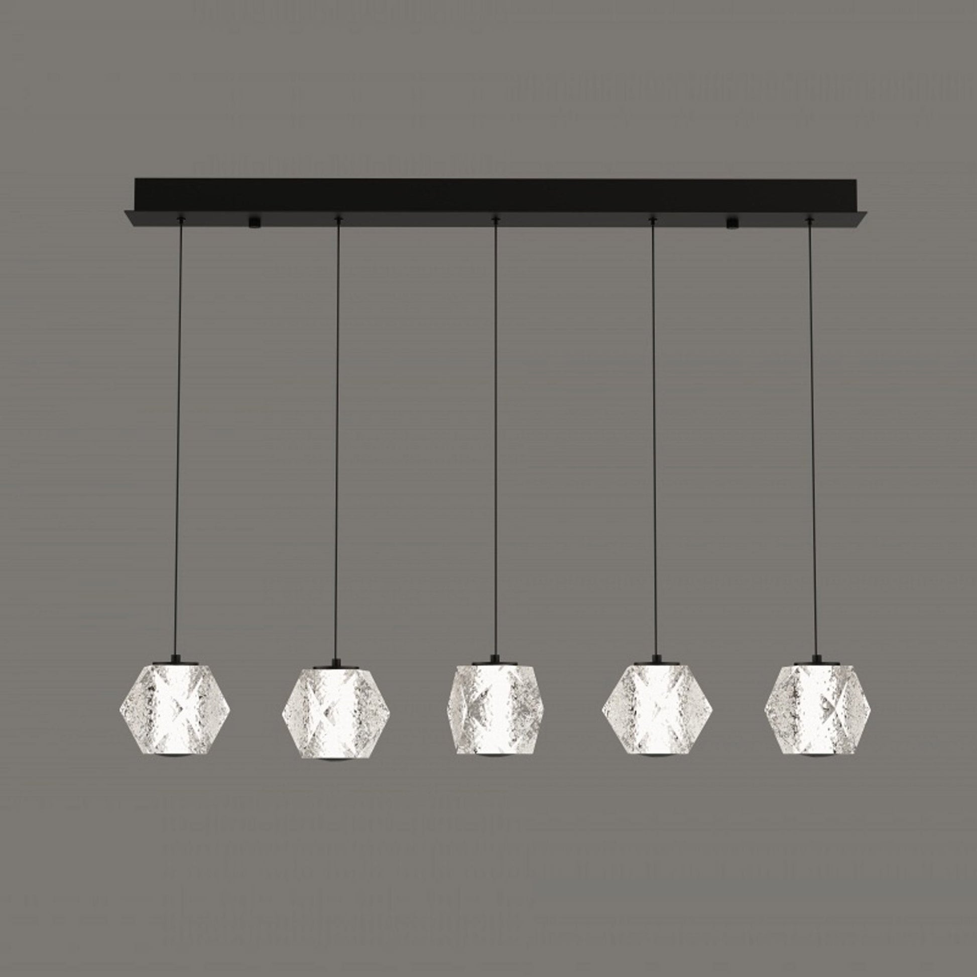 Beluga Linear Pendant Light in Detail.