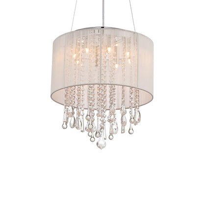 Beverly Dr. Chandelier in White (16-Inch).