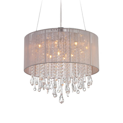 Beverly Dr. Chandelier in Taupe (32-Inch).