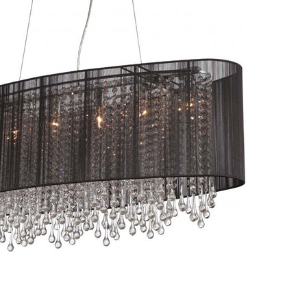 Beverly Dr. Oval Chandelier in Detail.