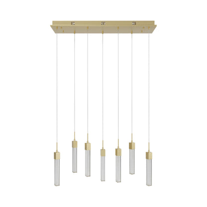 Boa Linear Pendant Light in Detail.