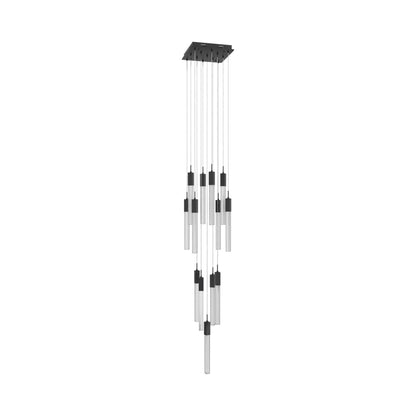 Boa Multi Light Pendant Light in Black (13-Light).