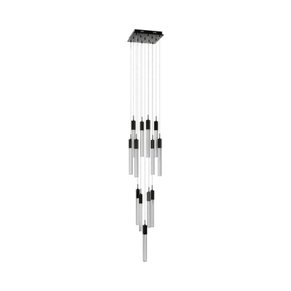 Boa Multi Light Pendant Light in Dark Bronze (13-Light).