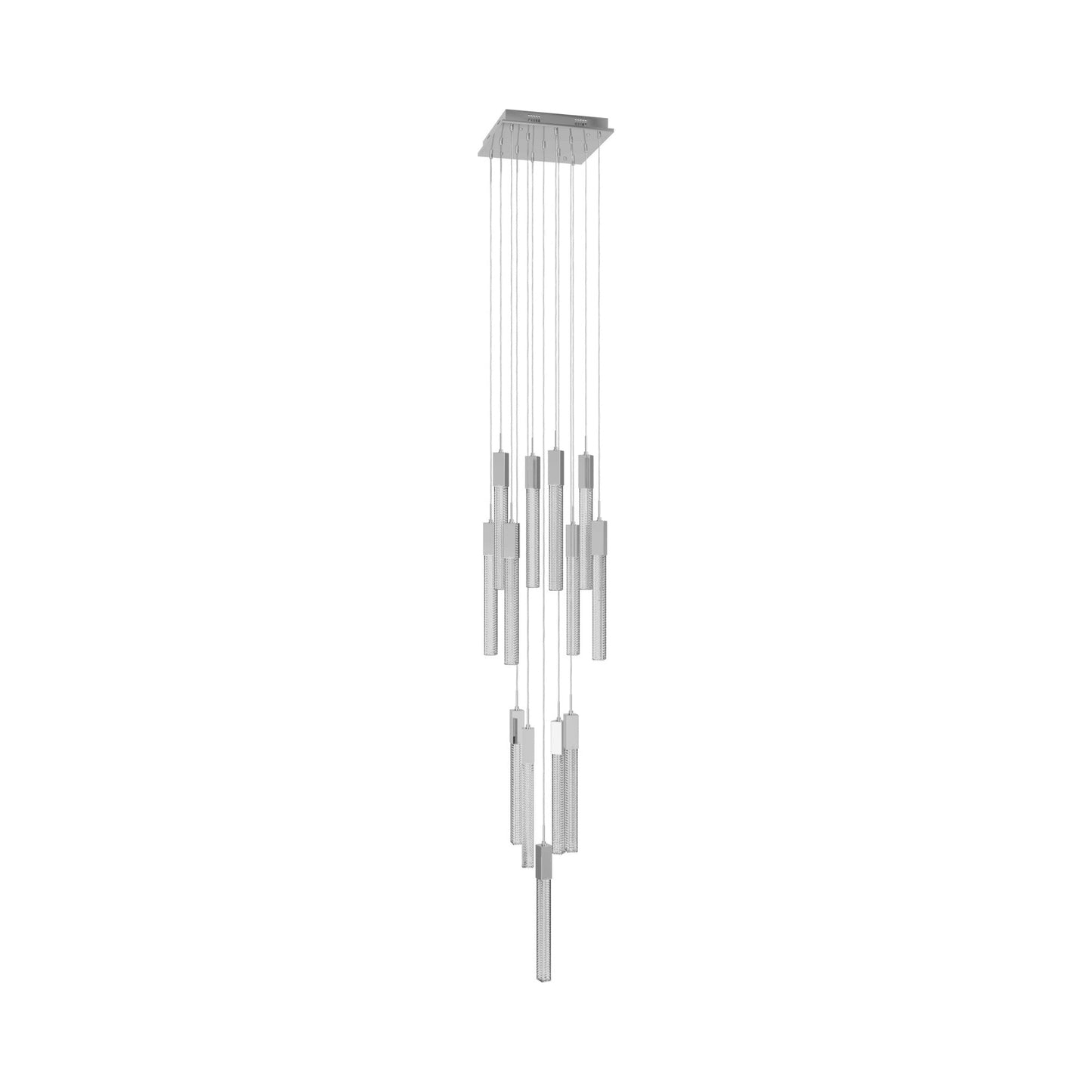 Boa Multi Light Pendant Light in Polished Chrome (13-Light).