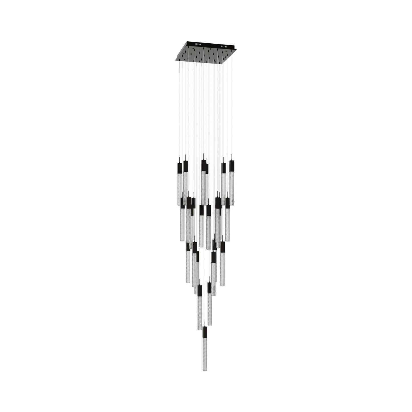 Boa Multi Light Pendant Light in Dark Bronze (25-Light).