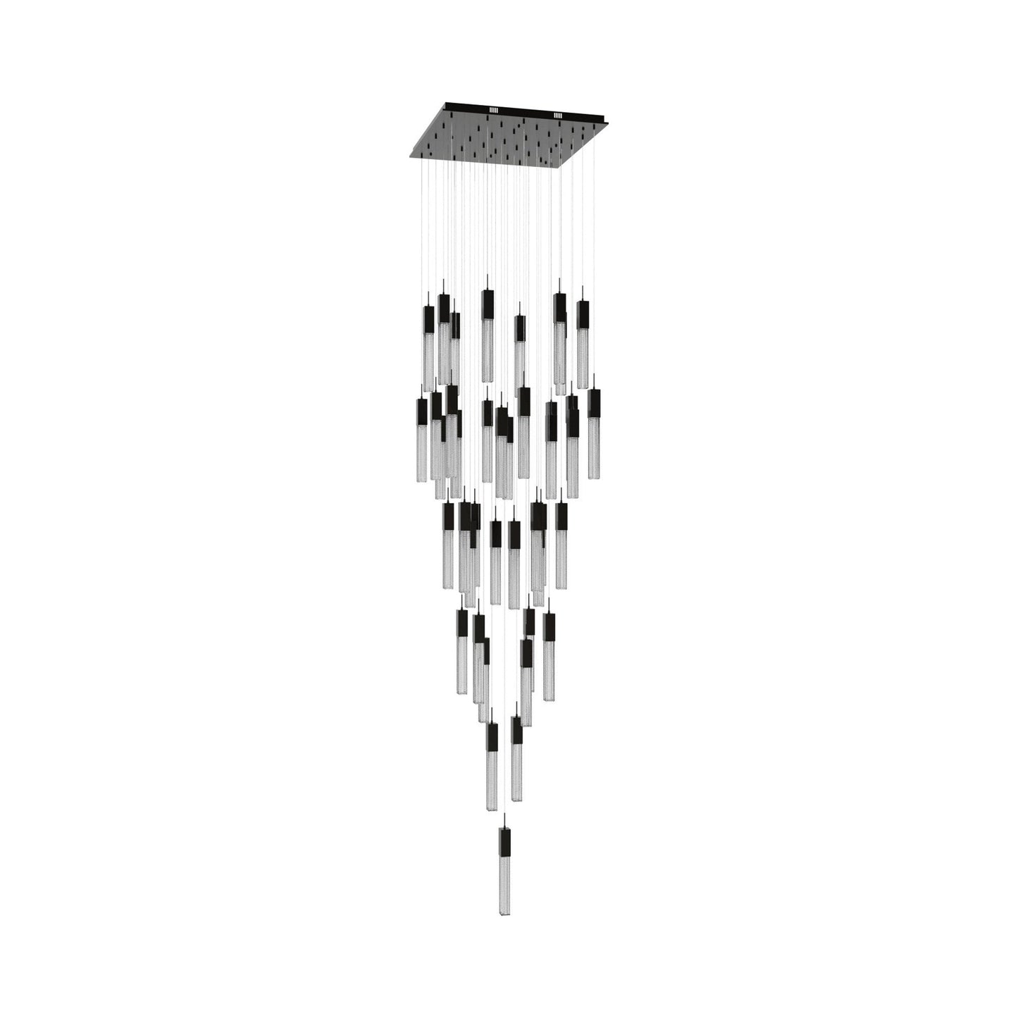 Boa Multi Light Pendant Light in Dark Bronze (41-Light).