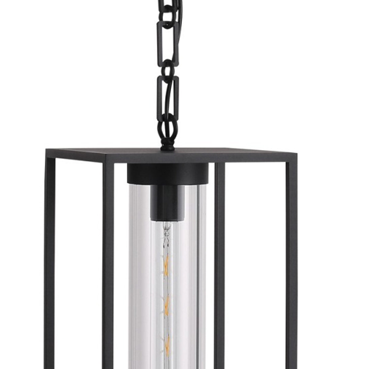 Avenue Box Outdoor Pendant Light in Detail.