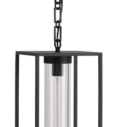 Avenue Box Outdoor Pendant Light in Detail.