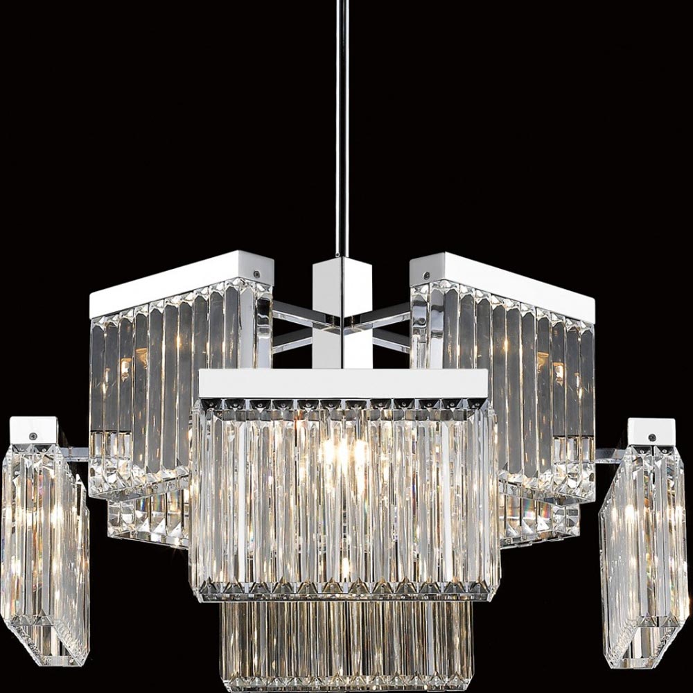 Broadway Chandelier in Detail.