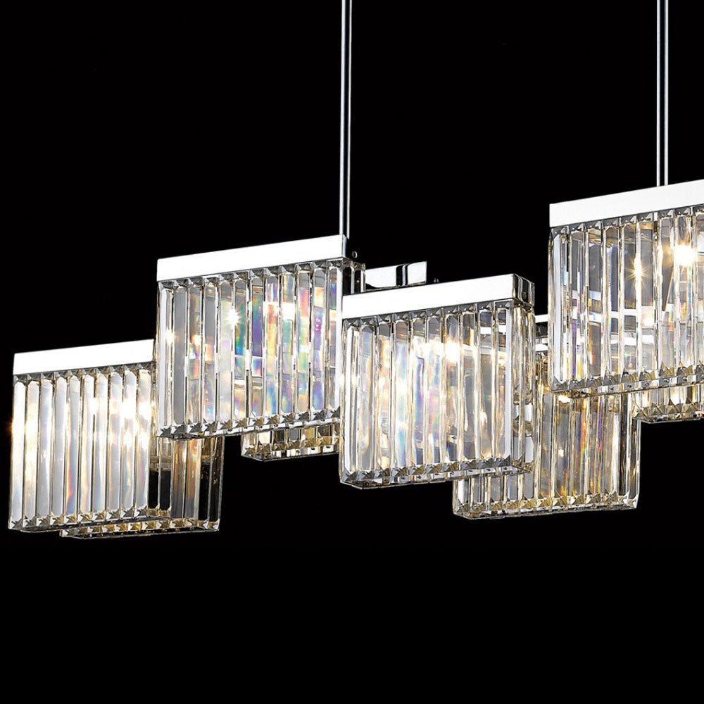 Broadway Linear Chandelier in Detail.