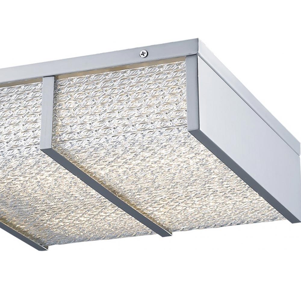 Cermack St. HF112 Square LED Flush Mount Ceiling Light in Detail.