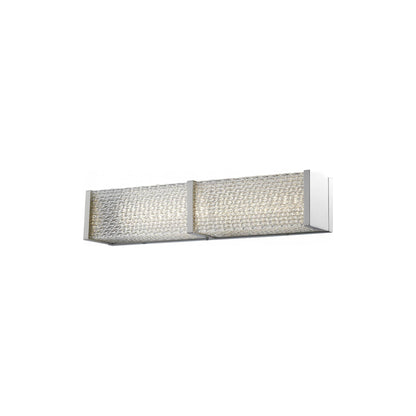 Cermack St. Rectangular LED Bath Vanity Light in Brushed Nickel (18-Inch).
