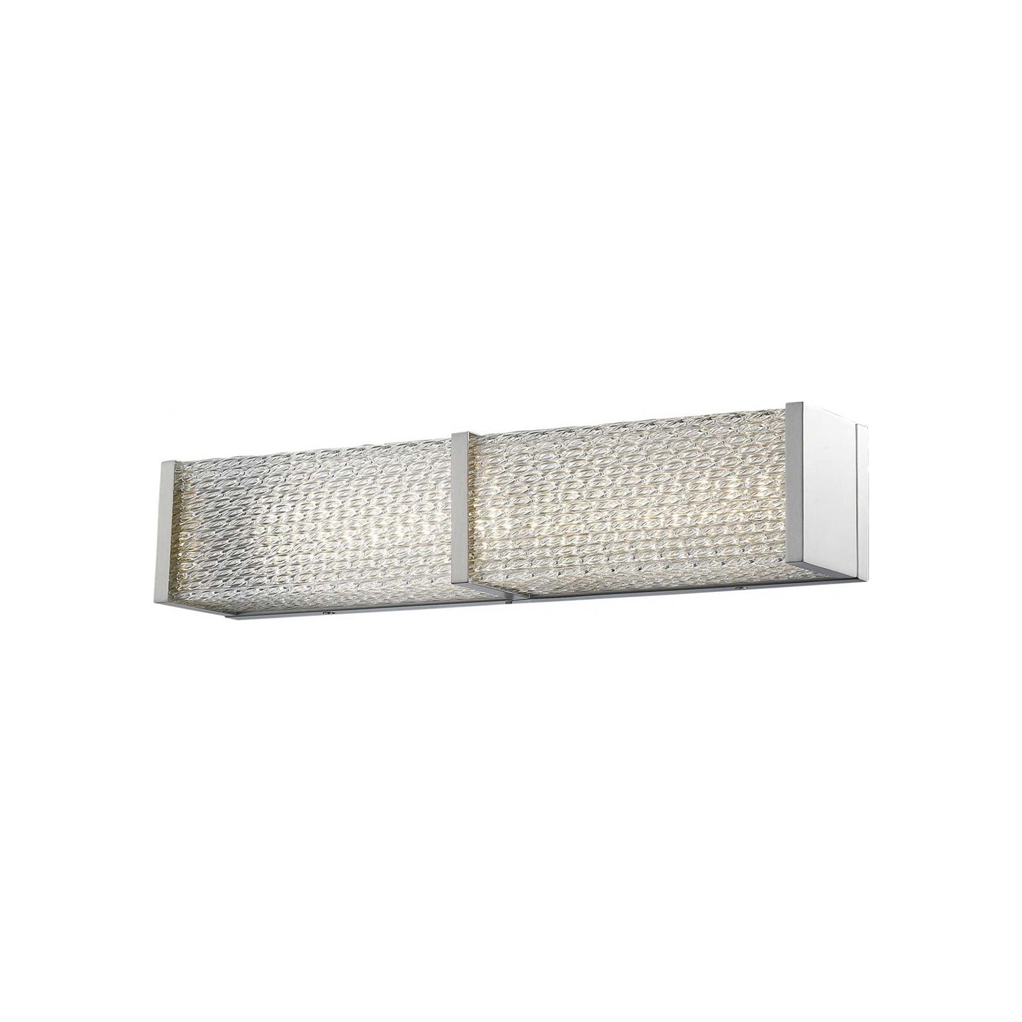 Cermack St. Rectangular LED Bath Vanity Light in Brushed Nickel (24-Inch).