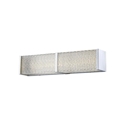 Cermack St. Rectangular LED Bath Vanity Light in Polished Chrome (24-Inch).