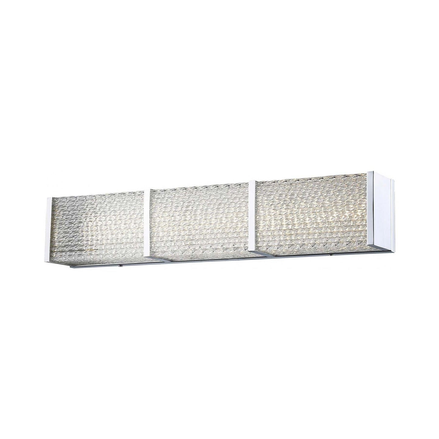 Cermack St. Rectangular LED Bath Vanity Light in Polished Chrome (32-Inch).