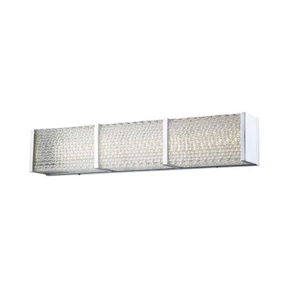 Cermack St. Rectangular LED Bath Vanity Light in Polished Chrome (32-Inch).