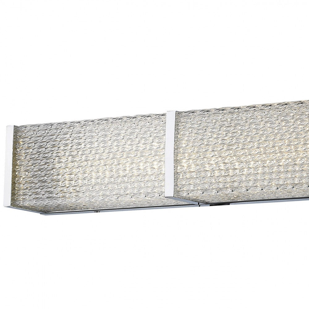 Cermack St. Rectangular LED Bath Vanity Light in Detail.