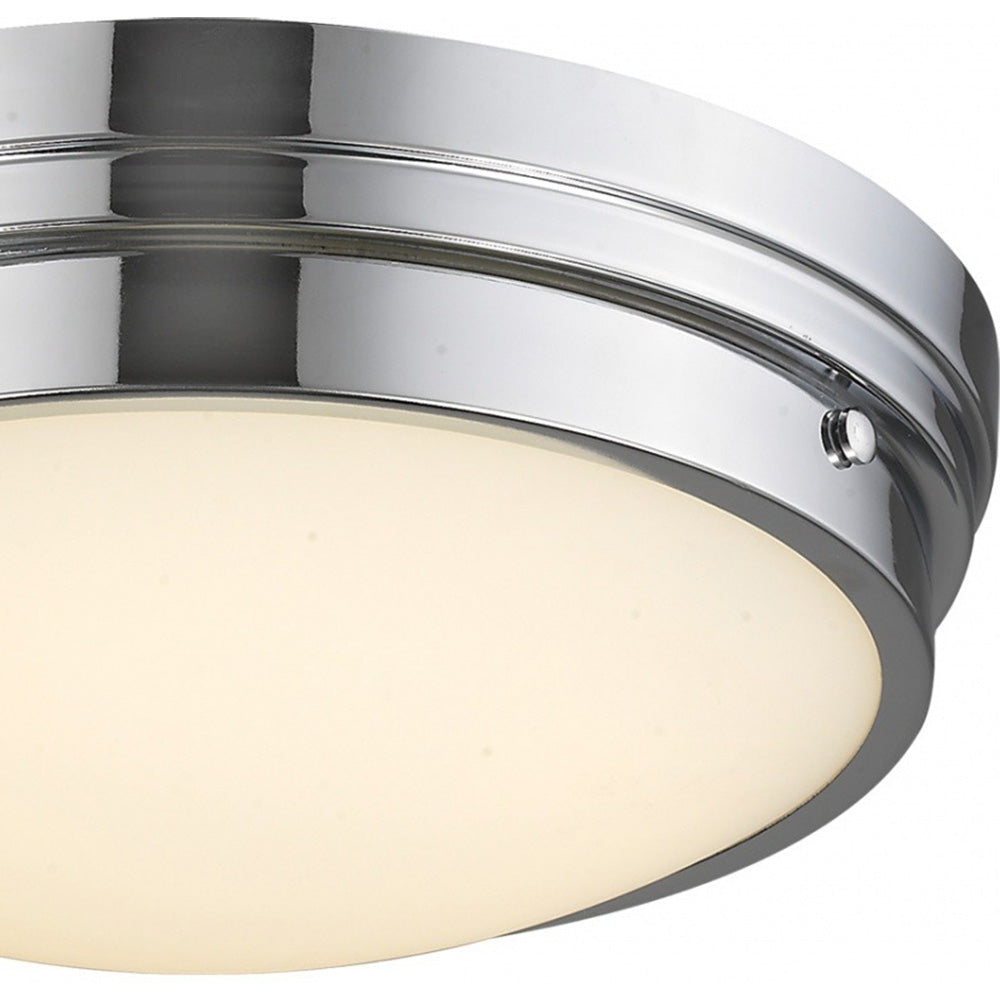 Cermack St. Round LED Flush Mount Ceiling Light in Detail.
